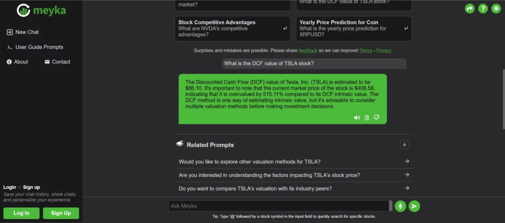 AI penny stocks using DCF