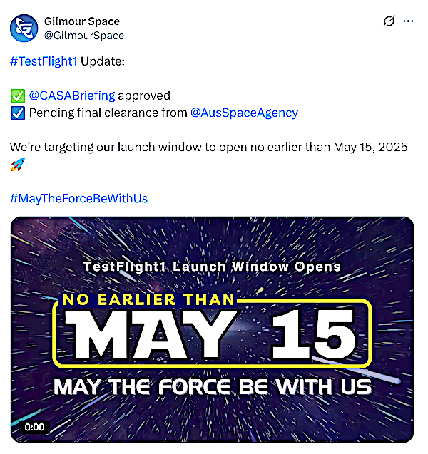 Australian Rocket Launch