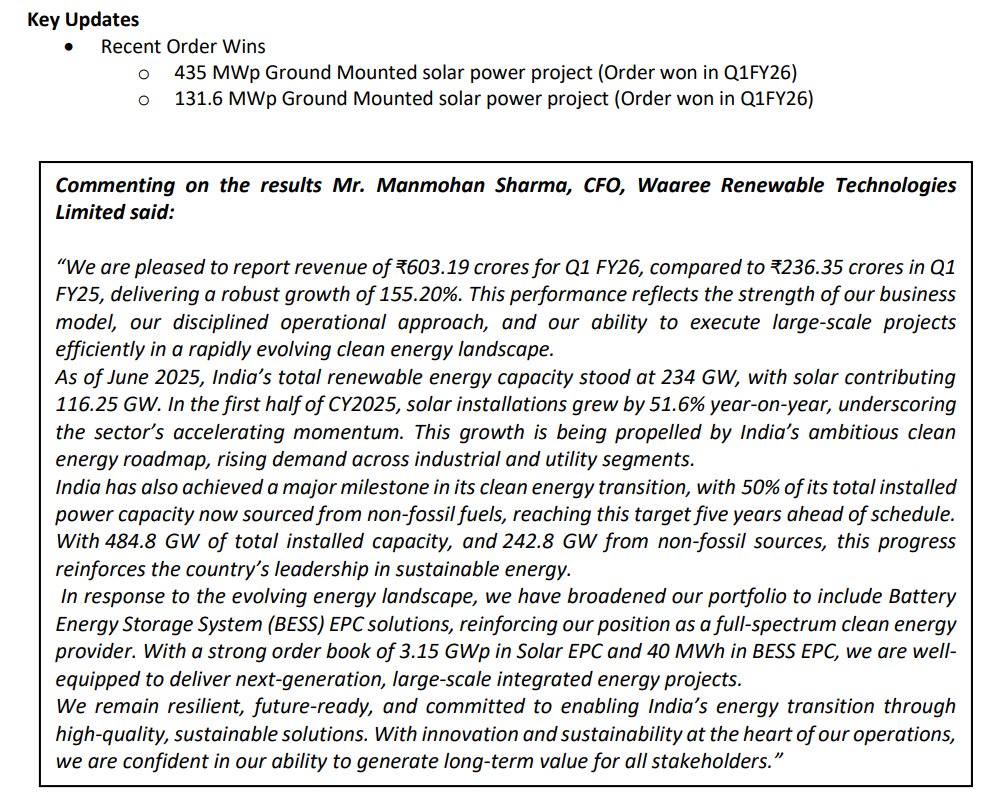 WRTL CFO statement on latest reports