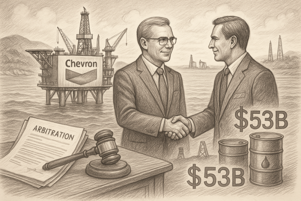 Chevron's aquisition of Hess
