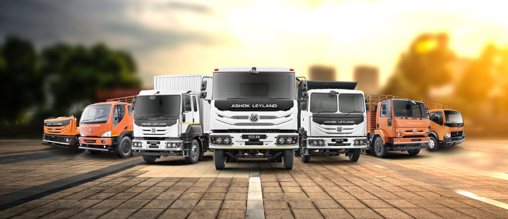 Ashok Leyland is a leading Indian manufacturer of commercial vehicles like trucks and buses.