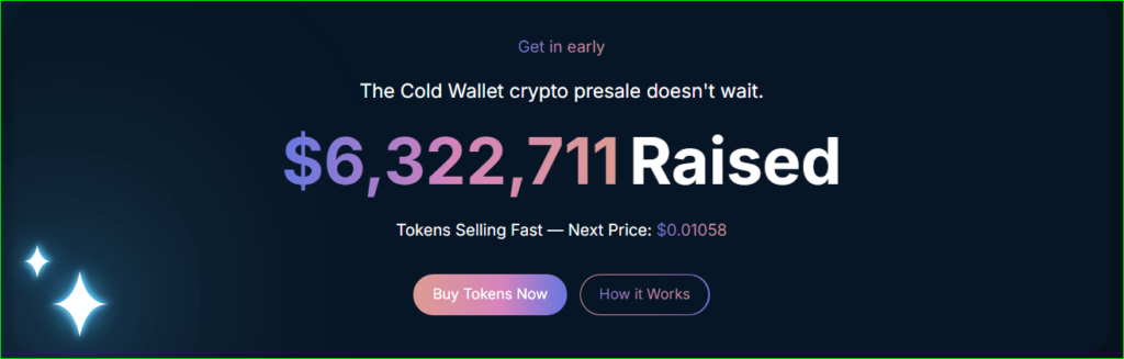 Cold Wallet Presale Raised