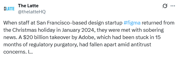 Figma Acquisition Stuck