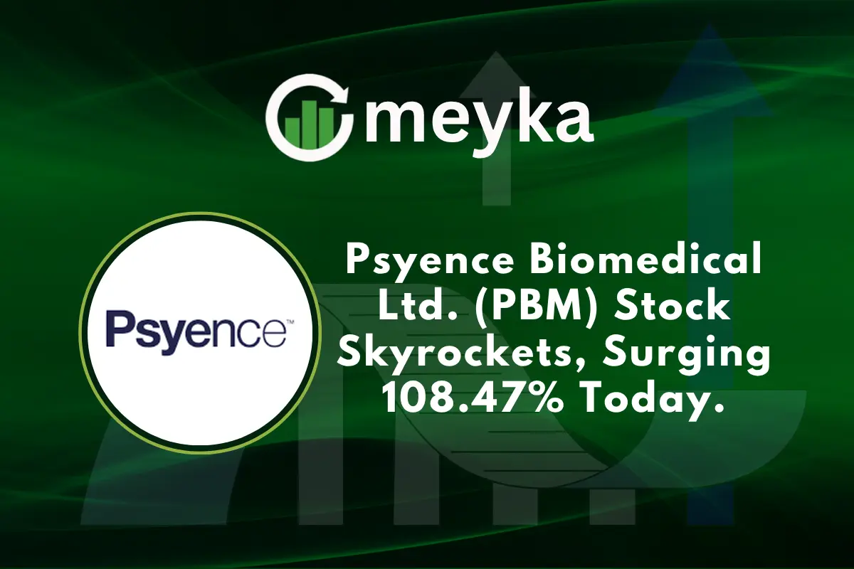 Psyence Biomedical Ltd. (PBM) Stock Skyrockets, Surging 108.47% Today.