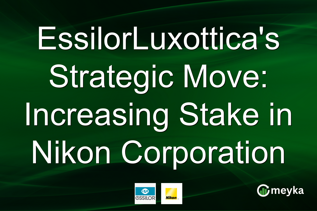 EssilorLuxottica’s Strategic Move: Increasing Stake in Nikon Corporation