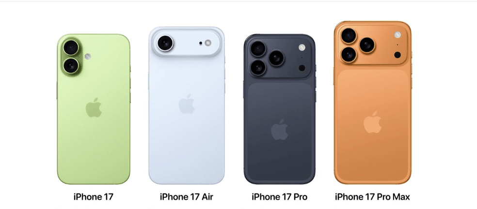 The iPhone 17 lineup is expected to bring a slimmer design, powerful chips, and major camera upgrades.