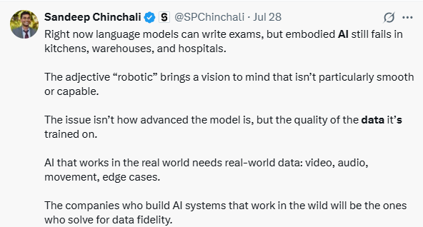 Smart AI needs smart data to work in the real world.