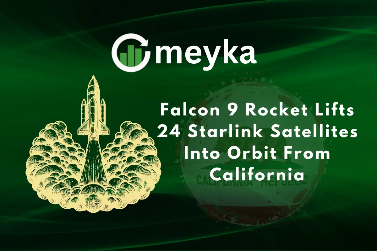 Falcon 9 Rocket Lifts 24 Starlink Satellites Into Orbit From California
