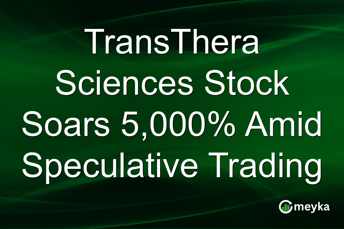 TransThera Sciences Stock Soars 5,000% Amid Speculative Trading
