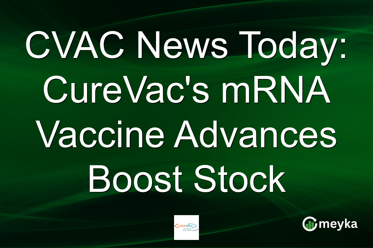 CVAC News Today: CureVac’s mRNA Vaccine Advances Boost Stock
