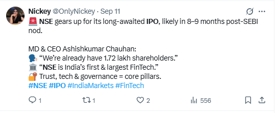 X Source: NSE IPO News Highighted
