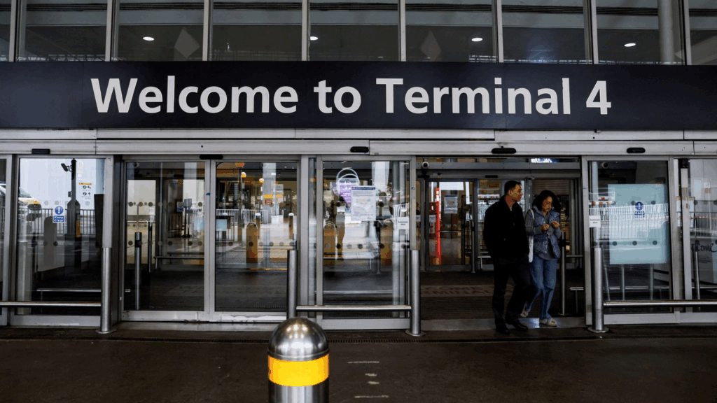 Heathrow Terminal 4 serves millions of travelers yearly.