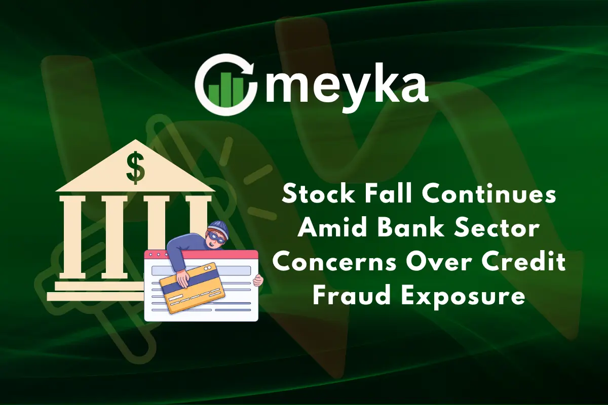 Stock Fall Continues Amid Bank Sector Concerns Over Credit Fraud Exposure