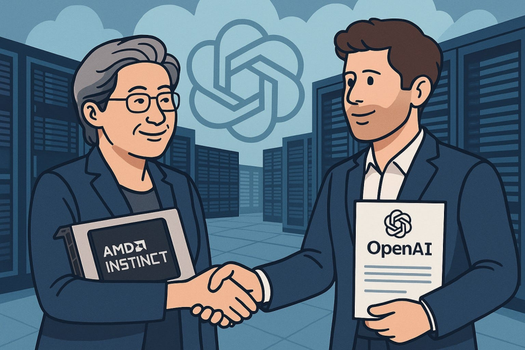 More than Moore Source: OpenAI leads in AI research, while AMD makes high-performance chips for computing and AI tasks.