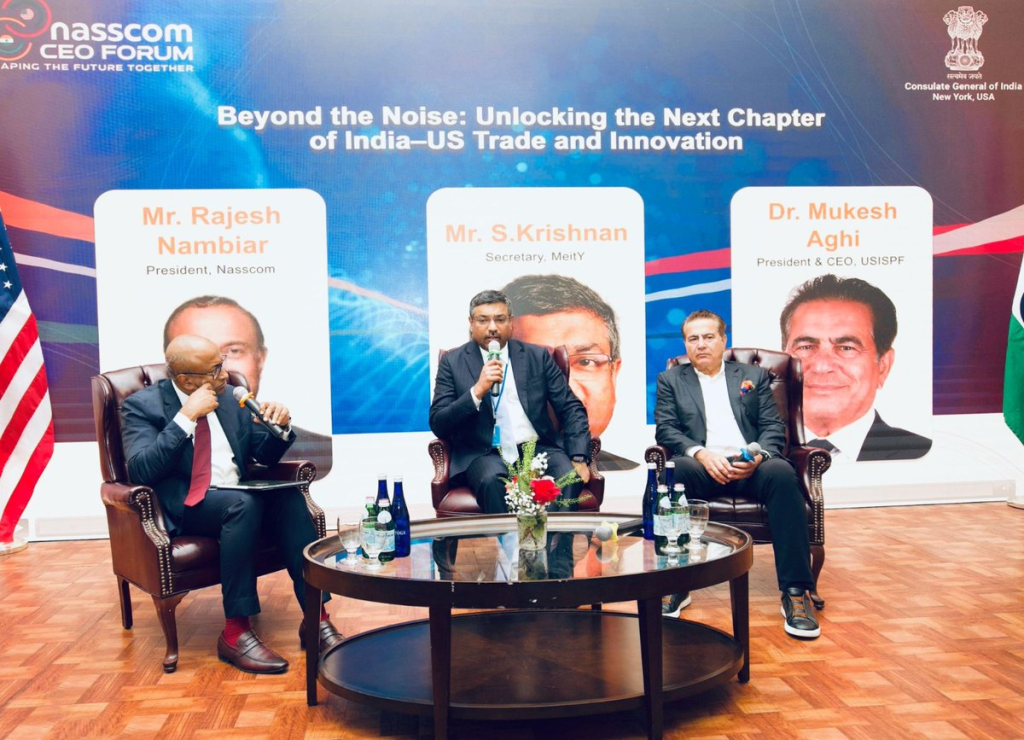 NASSCOM is India’s top tech body, and the US CEO Forum links Indian and U.S. tech leaders.