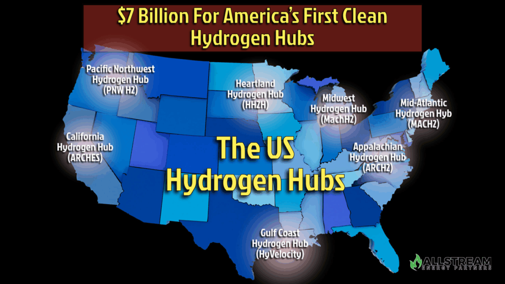 Midstream Calendar Source: The US Hydrogen Hub Projects Overview Map