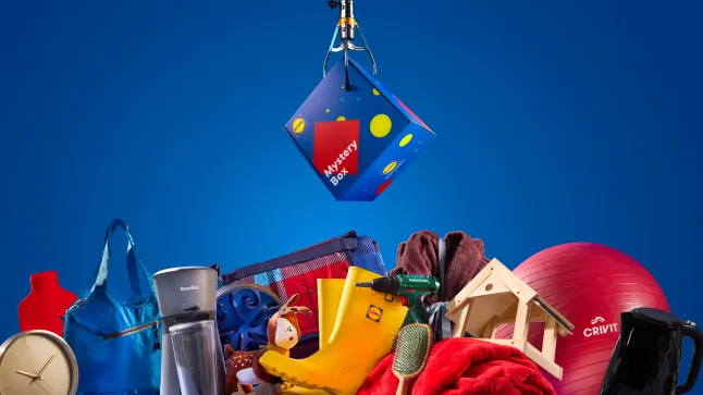 The Lidl Mystery Box is a £20 surprise bundle containing random non-food items worth over £100.