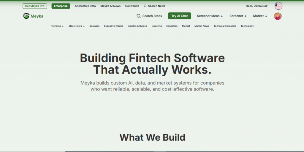 Meyka Enetrprise Offerof AI Chatbot Services