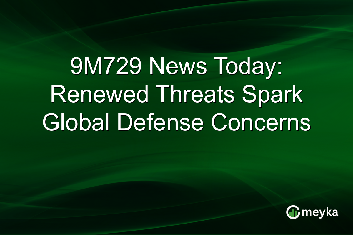 9M729 News Today: Renewed Threats Spark Global Defense Concerns