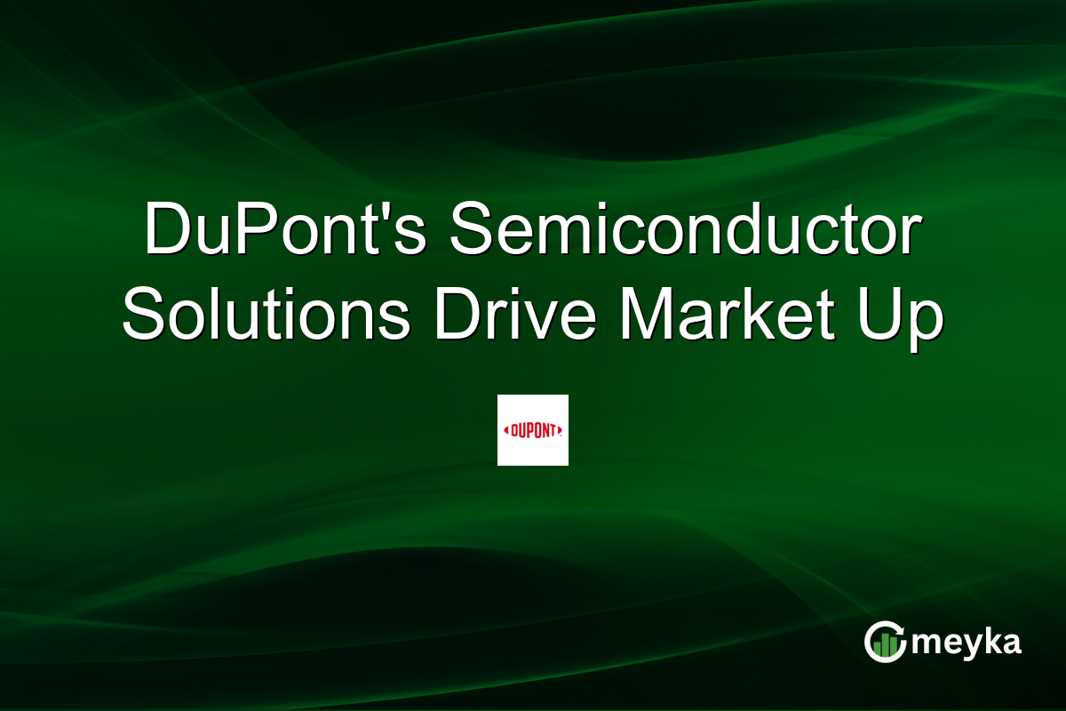 DuPont’s Semiconductor Solutions Drive Market Up