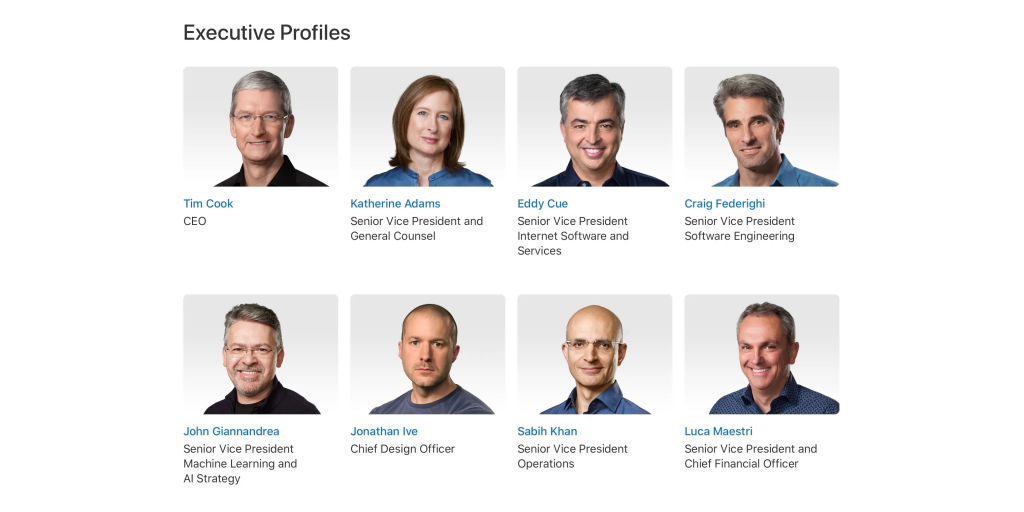 Apple's Former Executive Leaders Overview 