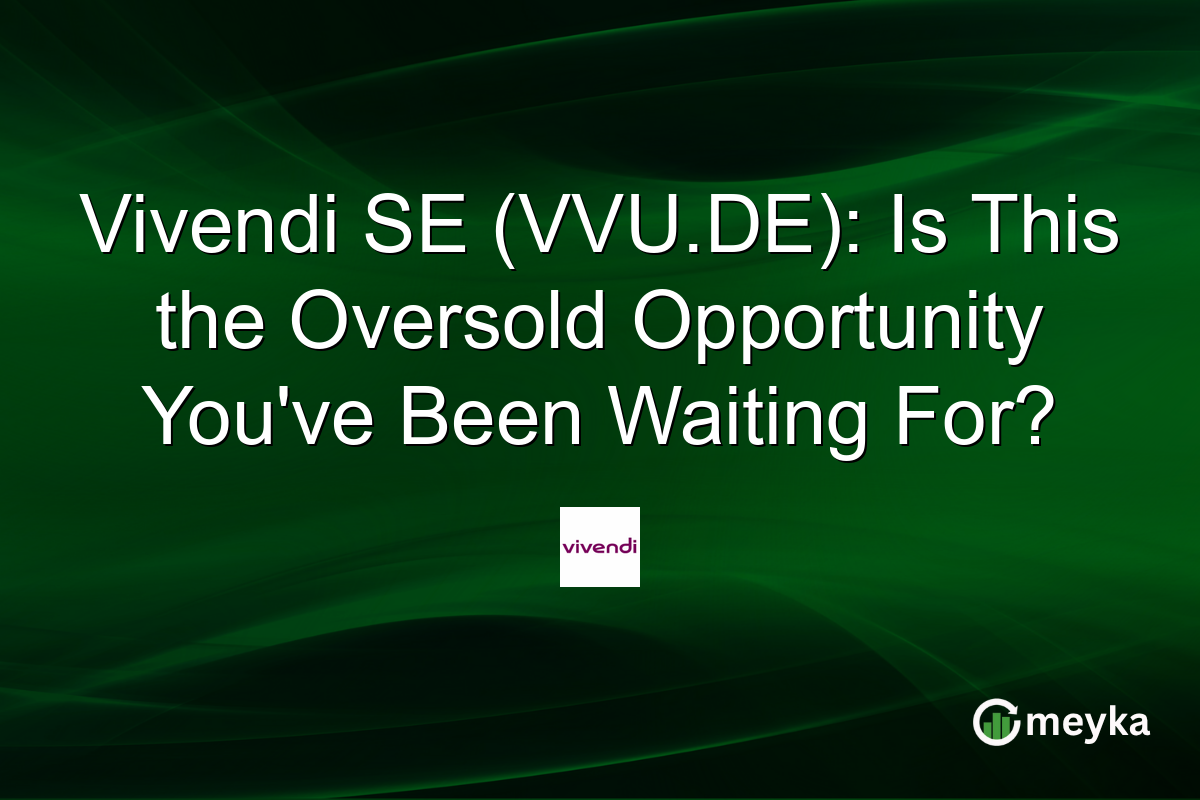 Vivendi SE (VVU.DE): Is This the Oversold Opportunity You’ve Been Waiting For?