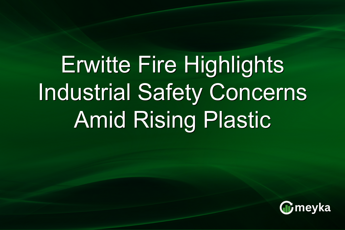 Erwitte Fire Highlights Industrial Safety Concerns Amid Rising Plastic