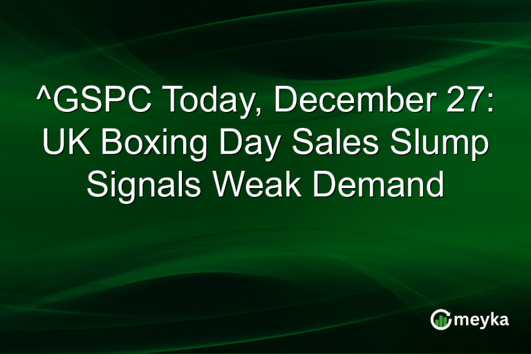 ^GSPC Today, December 27: UK Boxing Day Sales Slump Signals Weak Demand