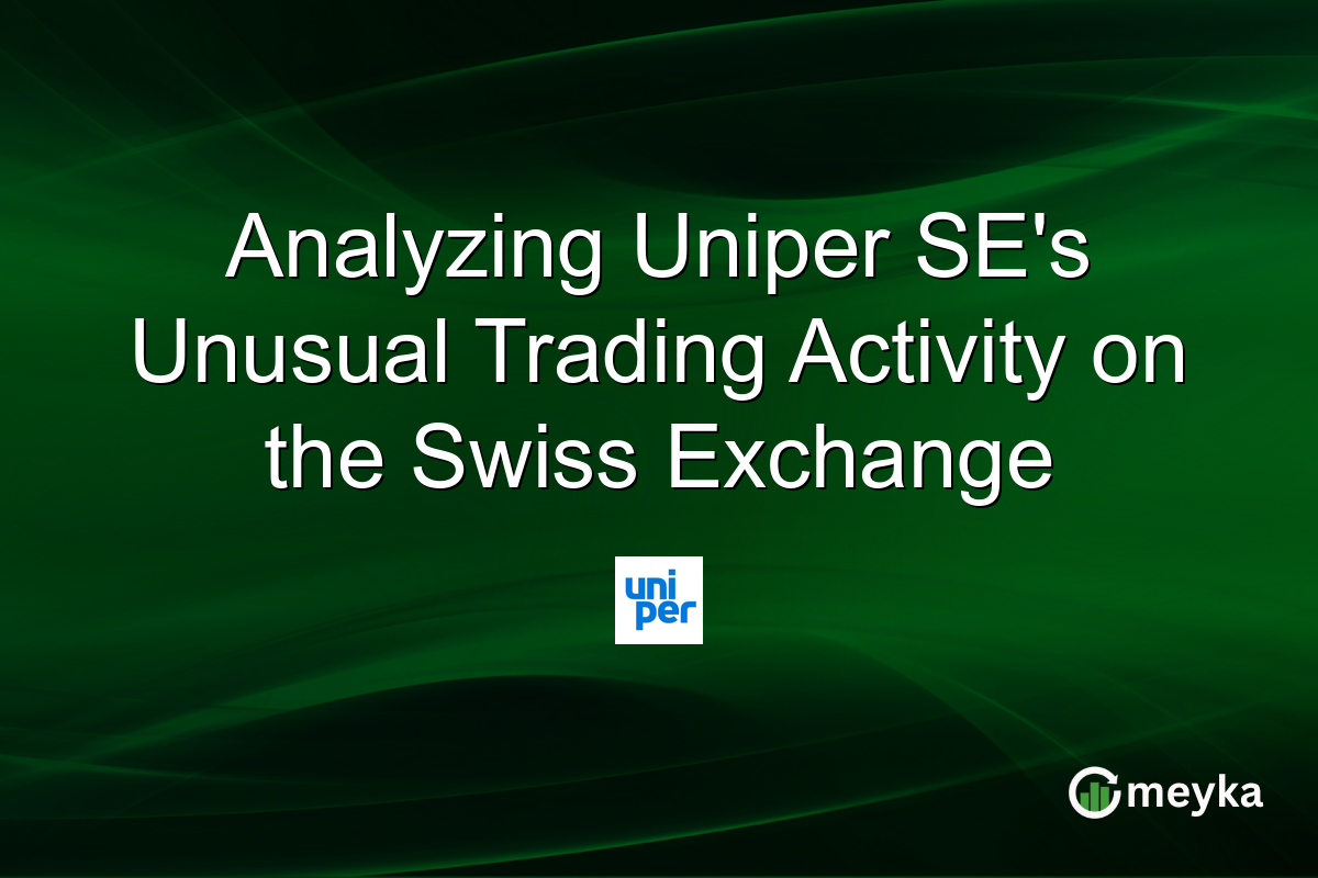 Analyzing Uniper SE’s Unusual Trading Activity on the Swiss Exchange