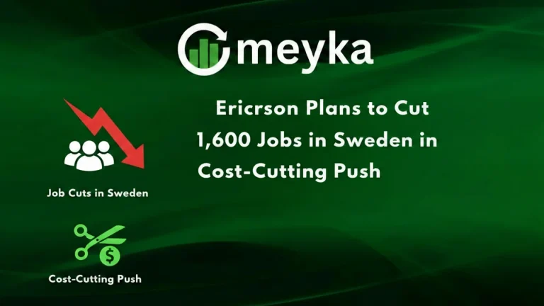Ericsson Plans to Cut 1,600 Jobs in Sweden in Cost-Cutting Push