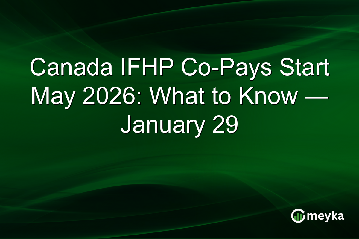 Canada IFHP Co-Pays Start May 2026: What to Know — January 29