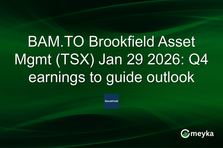 BAM.TO Brookfield Asset Mgmt (TSX) Jan 29 2026: Q4 earnings to guide outlook