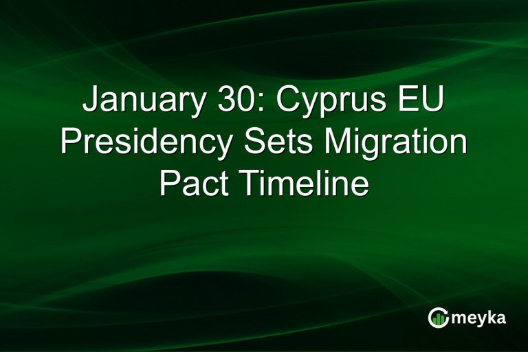 January 30: Cyprus EU Presidency Sets Migration Pact Timeline