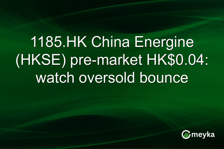 1185.HK China Energine (HKSE) pre-market HK$0.04: watch oversold bounce