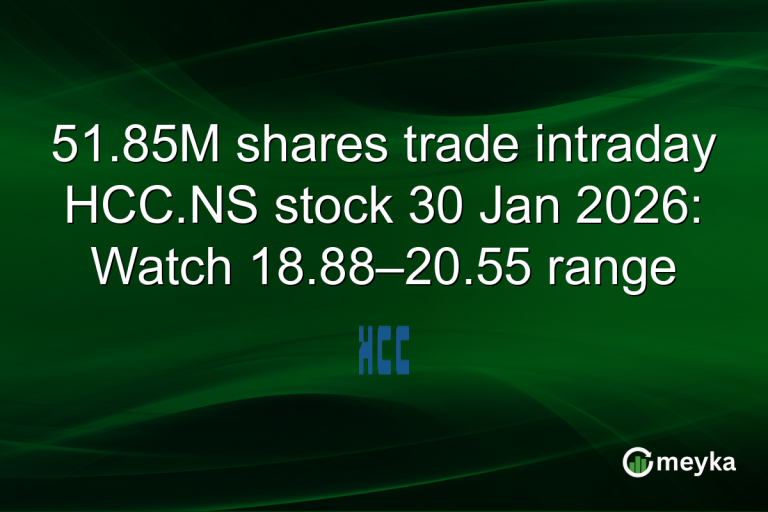51.85M shares trade intraday HCC.NS stock 30 Jan 2026: Watch 18.88–20.55 range
