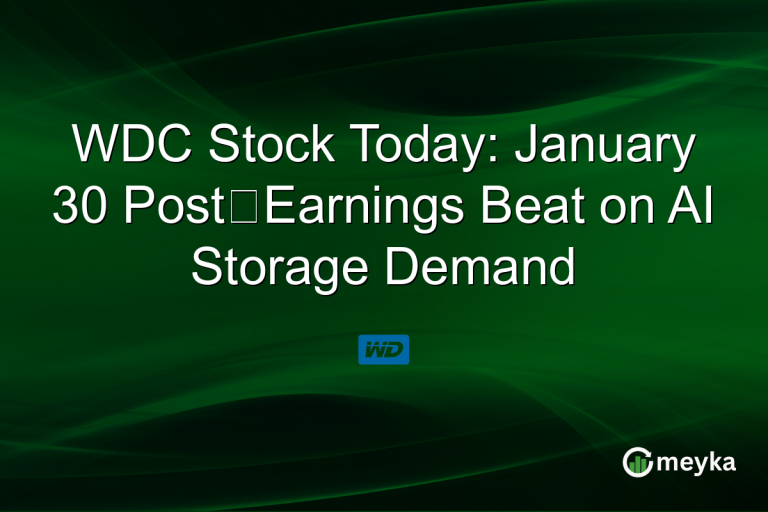 WDC Stock Today: January 30 Post‑Earnings Beat on AI Storage Demand