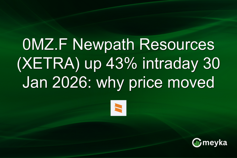 0MZ.F Newpath Resources (XETRA) up 43% intraday 30 Jan 2026: why price moved
