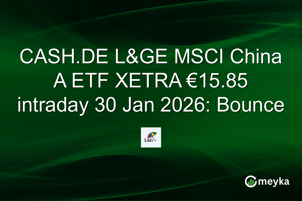 CASH.DE L&GE MSCI China A ETF XETRA €15.85 intraday 30 Jan 2026: Bounce