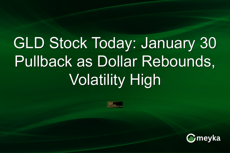 GLD Stock Today: January 30 Pullback as Dollar Rebounds, Volatility High