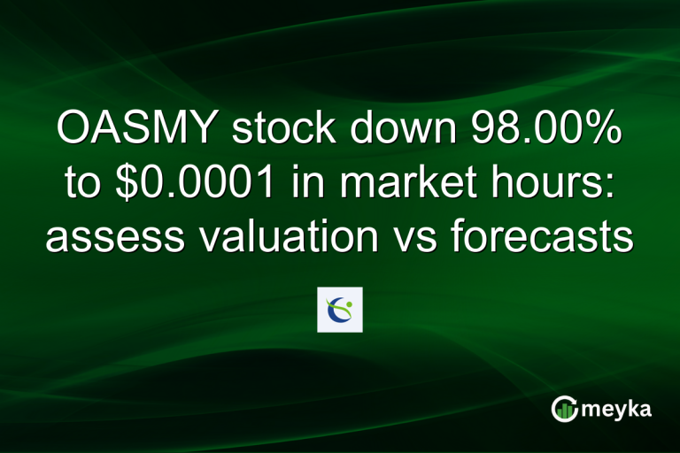 OASMY stock down 98.00% to $0.0001 in market hours: assess valuation vs forecasts