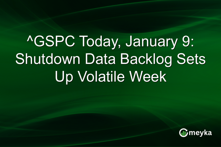 ^GSPC Today, January 9: Shutdown Data Backlog Sets Up Volatile Week