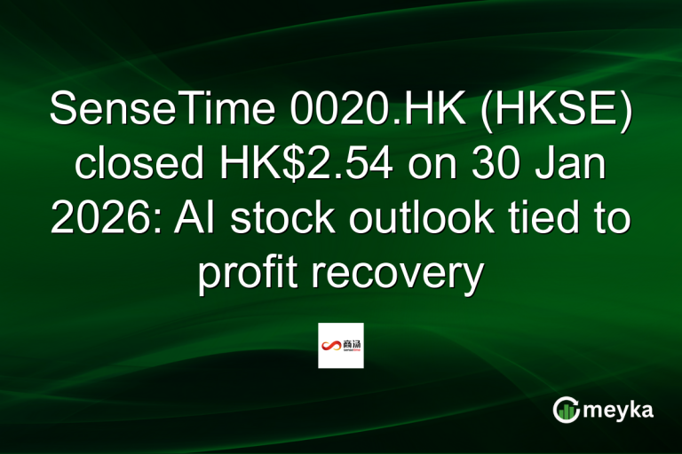 SenseTime 0020.HK (HKSE) closed HK$2.54 on 30 Jan 2026: AI stock outlook tied to profit recovery