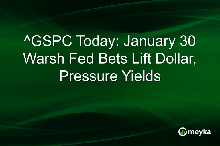 ^GSPC Today: January 30 Warsh Fed Bets Lift Dollar, Pressure Yields