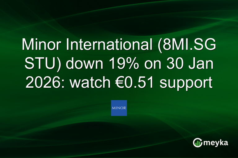 Minor International (8MI.SG STU) down 19% on 30 Jan 2026: watch €0.51 support