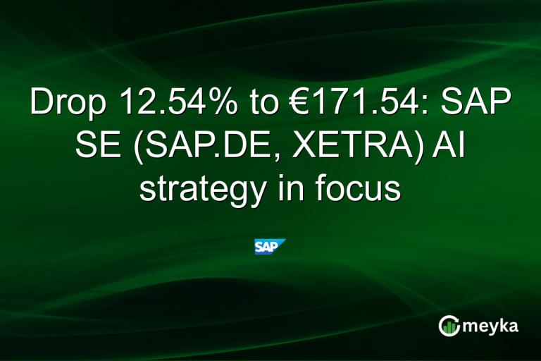 Drop 12.54% to €171.54: SAP SE (SAP.DE, XETRA) AI strategy in focus
