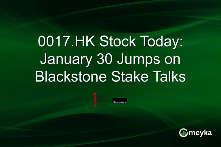 0017.HK Stock Today: January 30 Jumps on Blackstone Stake Talks