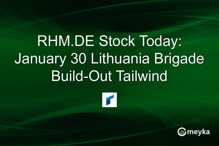 RHM.DE Stock Today: January 30 Lithuania Brigade Build-Out Tailwind