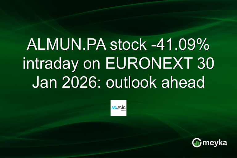 ALMUN.PA stock -41.09% intraday on EURONEXT 30 Jan 2026: outlook ahead