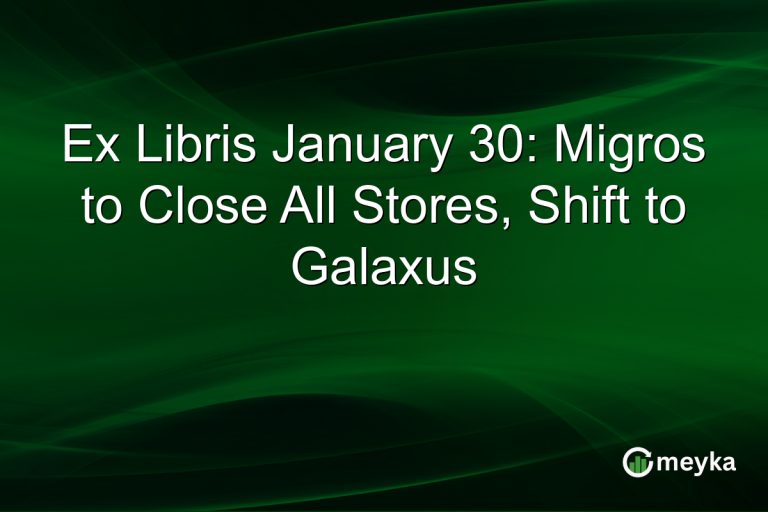 Ex Libris January 30: Migros to Close All Stores, Shift to Galaxus