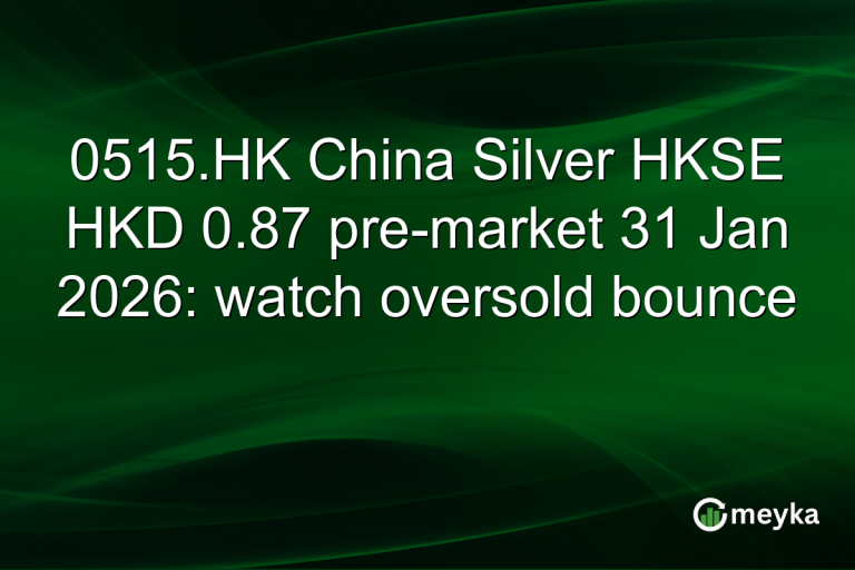 0515.HK China Silver HKSE HKD 0.87 pre-market 31 Jan 2026: watch oversold bounce